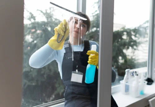 Nettoyage de vitres intérieures et extérieures à Cercottes